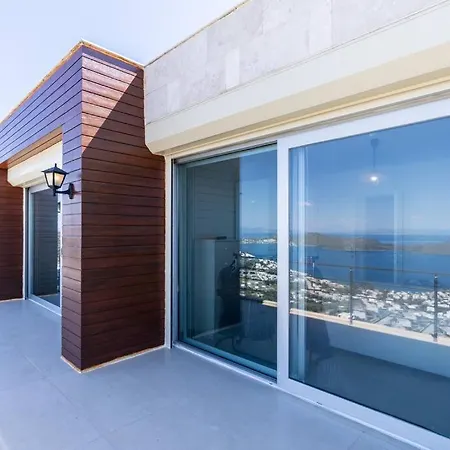 빌라 Astounding Modern With Sea View In